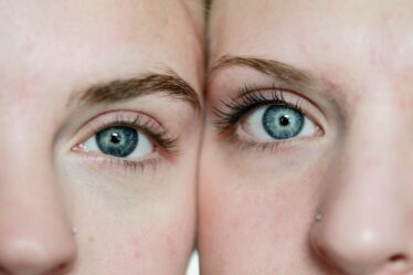 face side by side